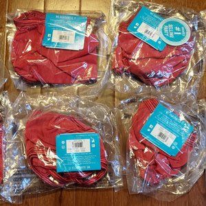 Pack of 8 - Vanity Fair Illumination Bikini Panties Galahad Red Size 5/Small